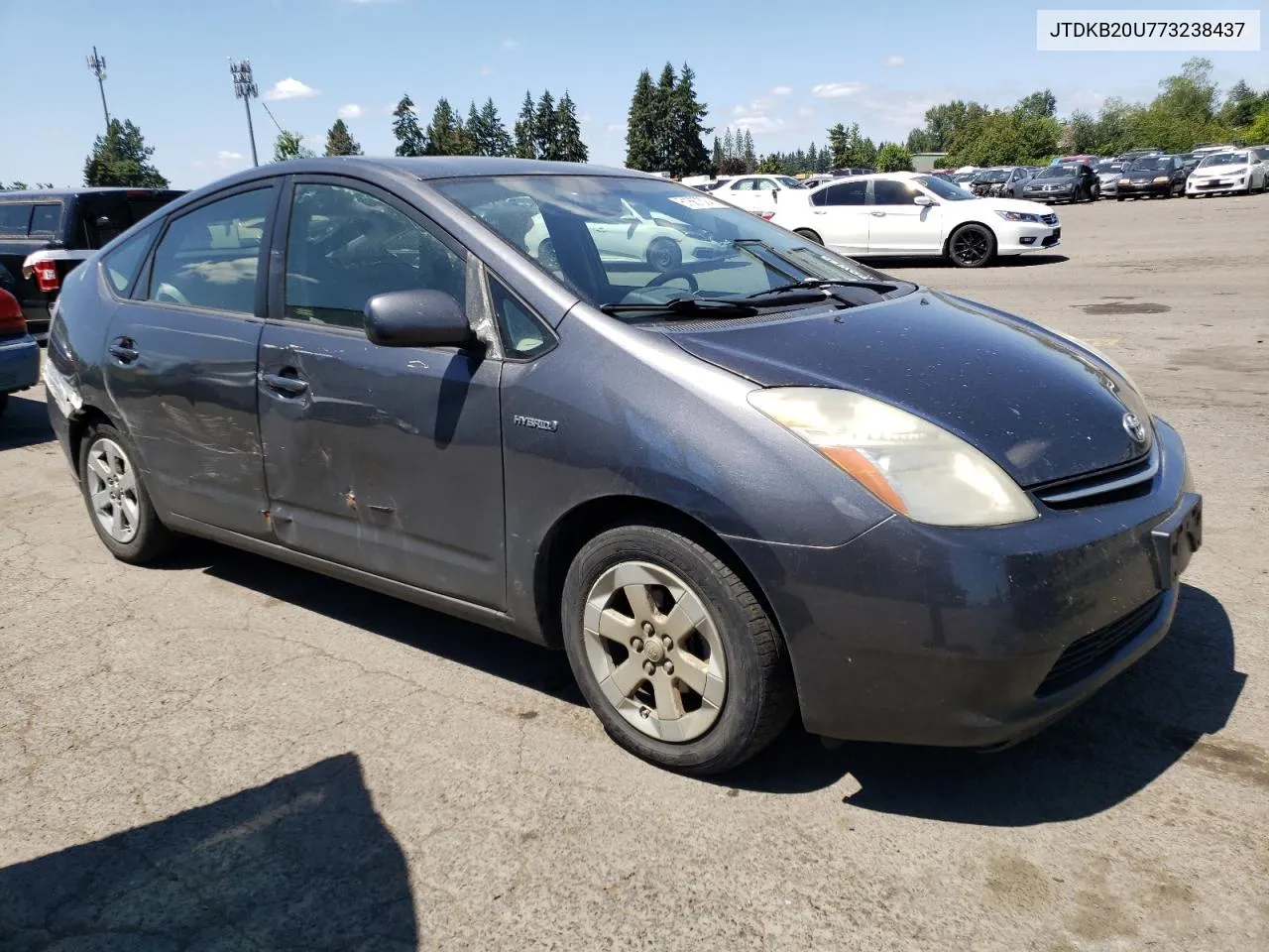 2007 Toyota Prius VIN: JTDKB20U773238437 Lot: 61667324