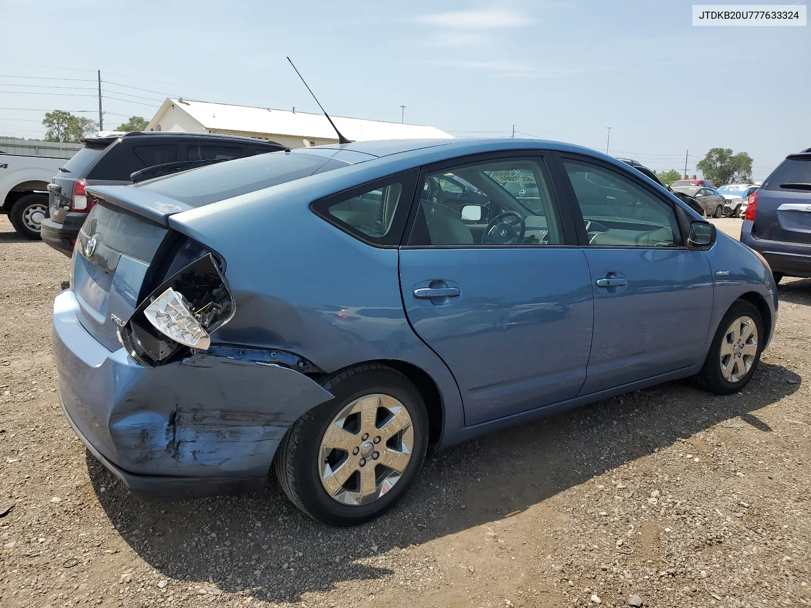 2007 Toyota Prius VIN: JTDKB20U777633324 Lot: 62071004