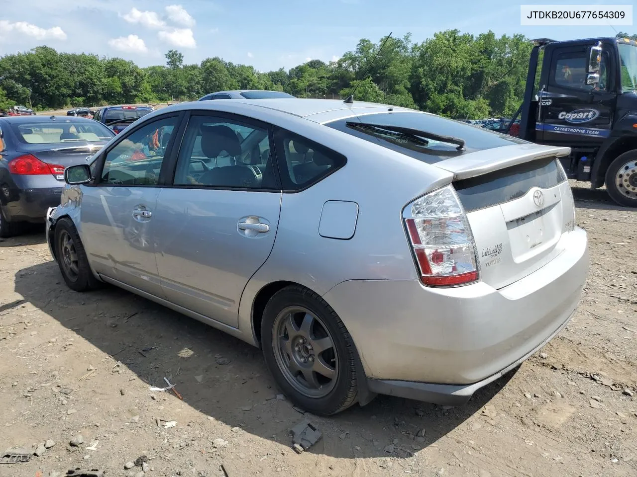 2007 Toyota Prius VIN: JTDKB20U677654309 Lot: 62139954