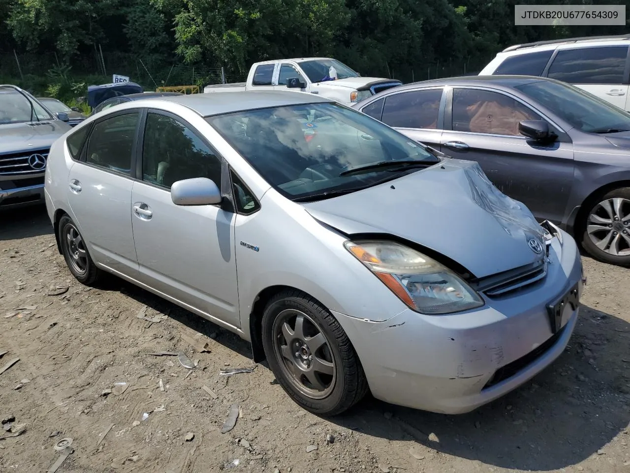 2007 Toyota Prius VIN: JTDKB20U677654309 Lot: 62139954