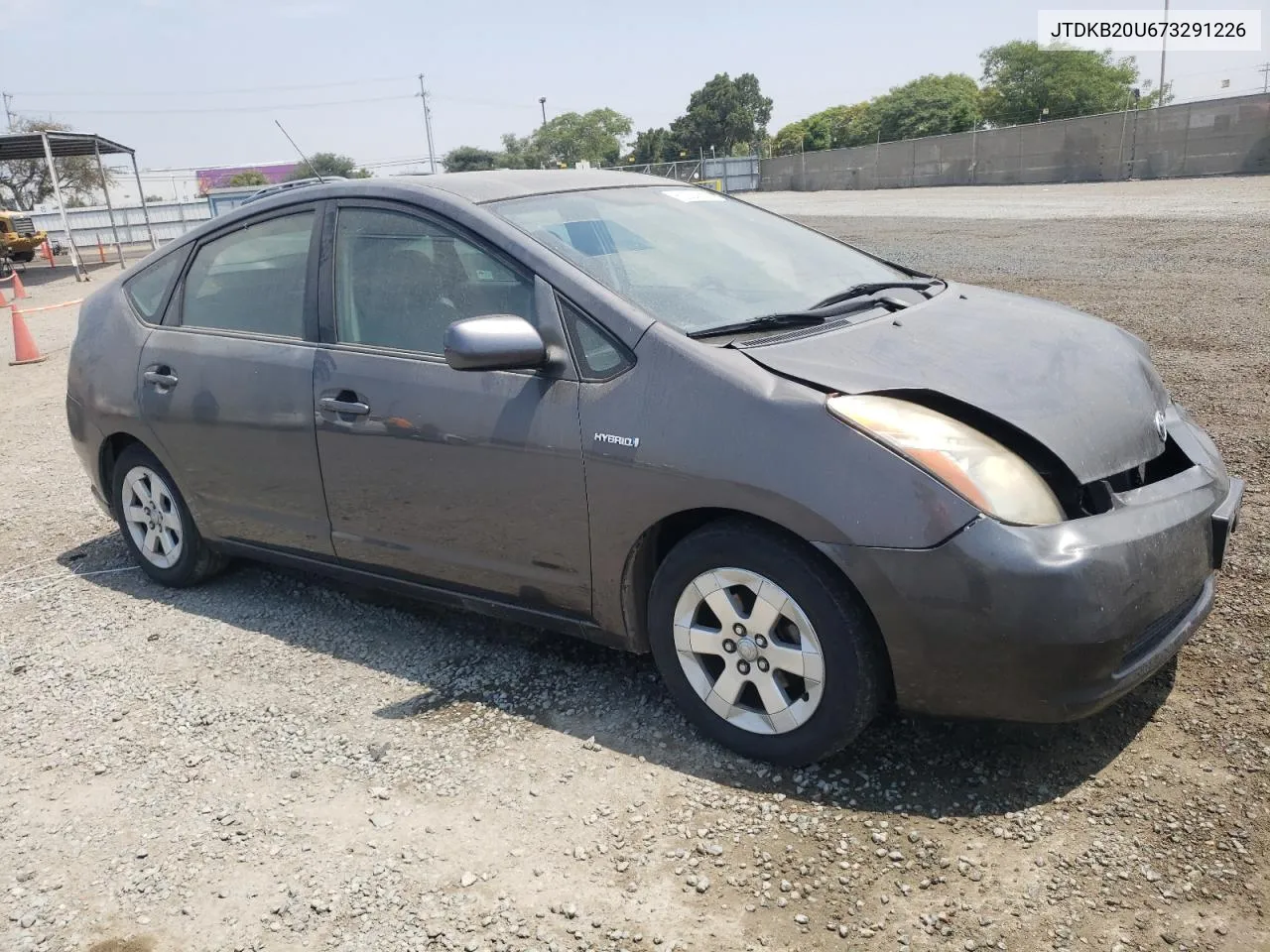 2007 Toyota Prius VIN: JTDKB20U673291226 Lot: 62324244