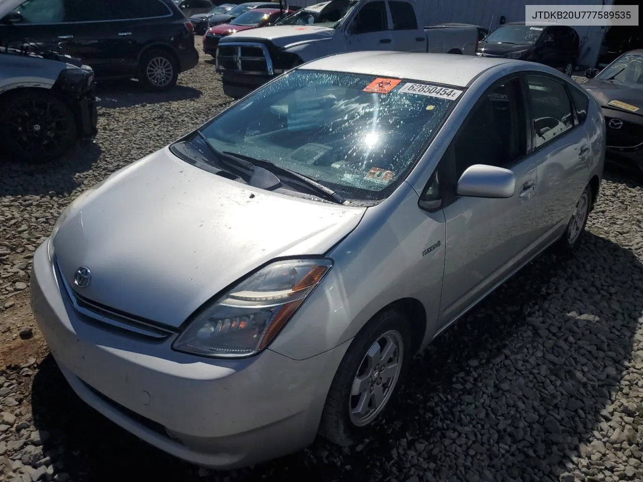 2007 Toyota Prius VIN: JTDKB20U777589535 Lot: 62850454