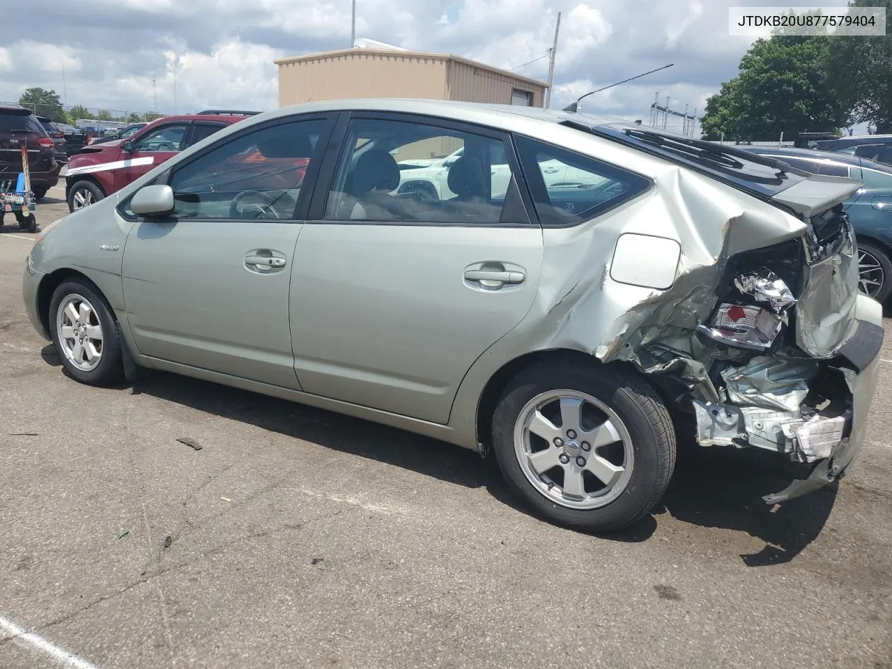 2007 Toyota Prius VIN: JTDKB20U877579404 Lot: 63319574