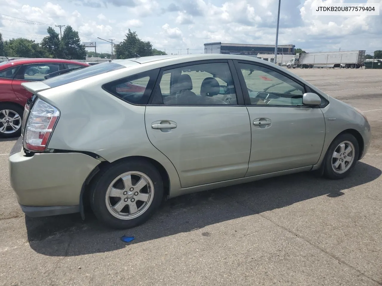 2007 Toyota Prius VIN: JTDKB20U877579404 Lot: 63319574