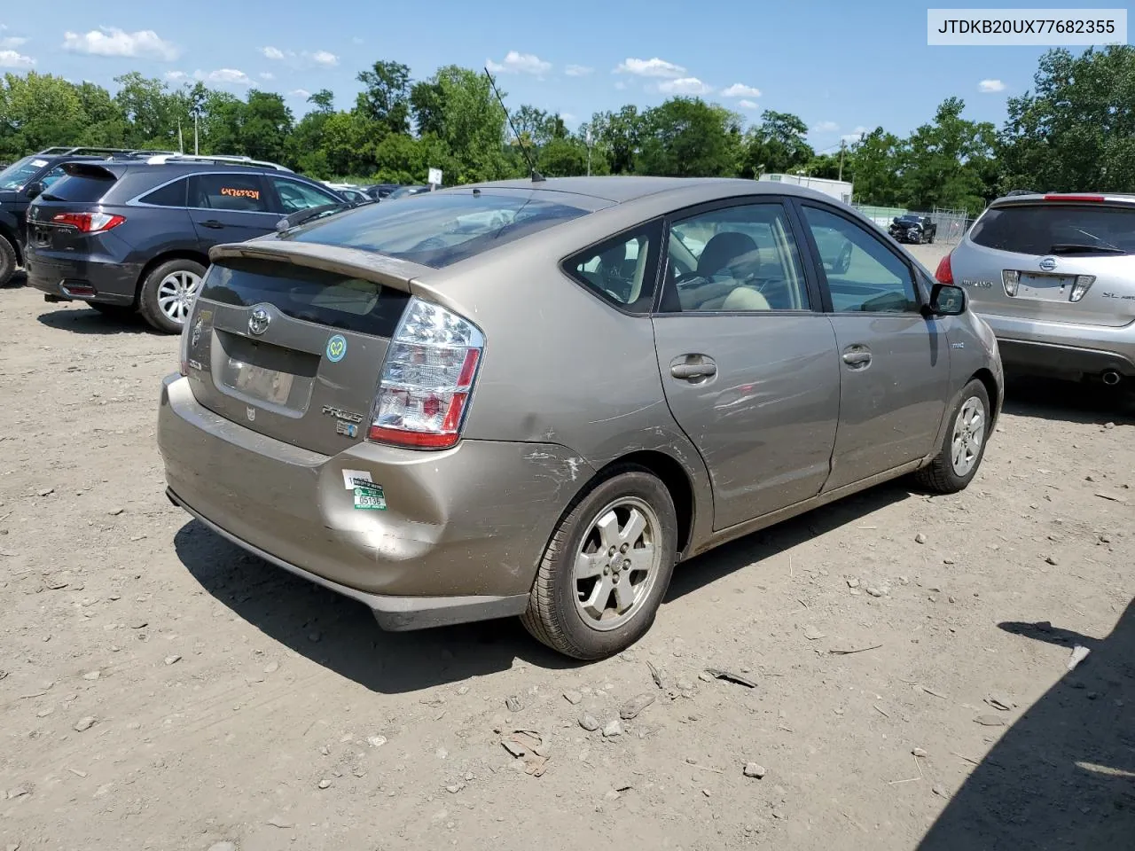 2007 Toyota Prius VIN: JTDKB20UX77682355 Lot: 64898404