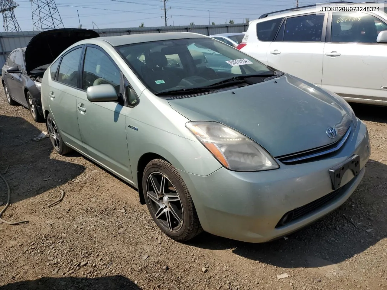 2007 Toyota Prius VIN: JTDKB20U073248324 Lot: 64914164