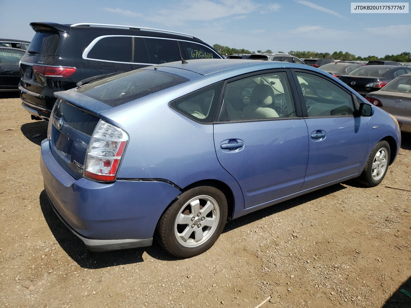 2007 Toyota Prius VIN: JTDKB20U177577767 Lot: 65451704