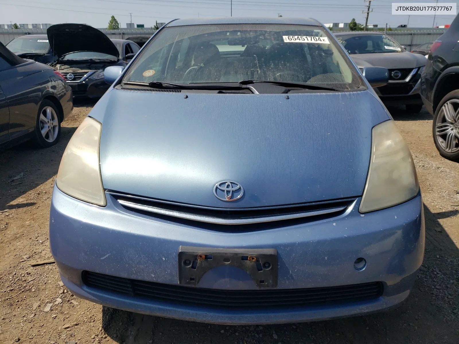 2007 Toyota Prius VIN: JTDKB20U177577767 Lot: 65451704