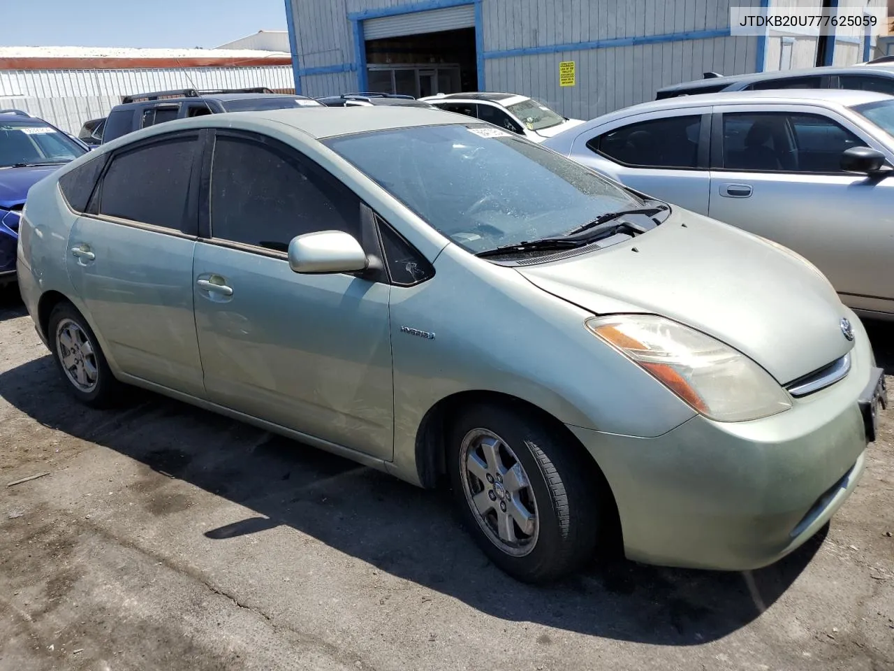 2007 Toyota Prius VIN: JTDKB20U777625059 Lot: 66410954