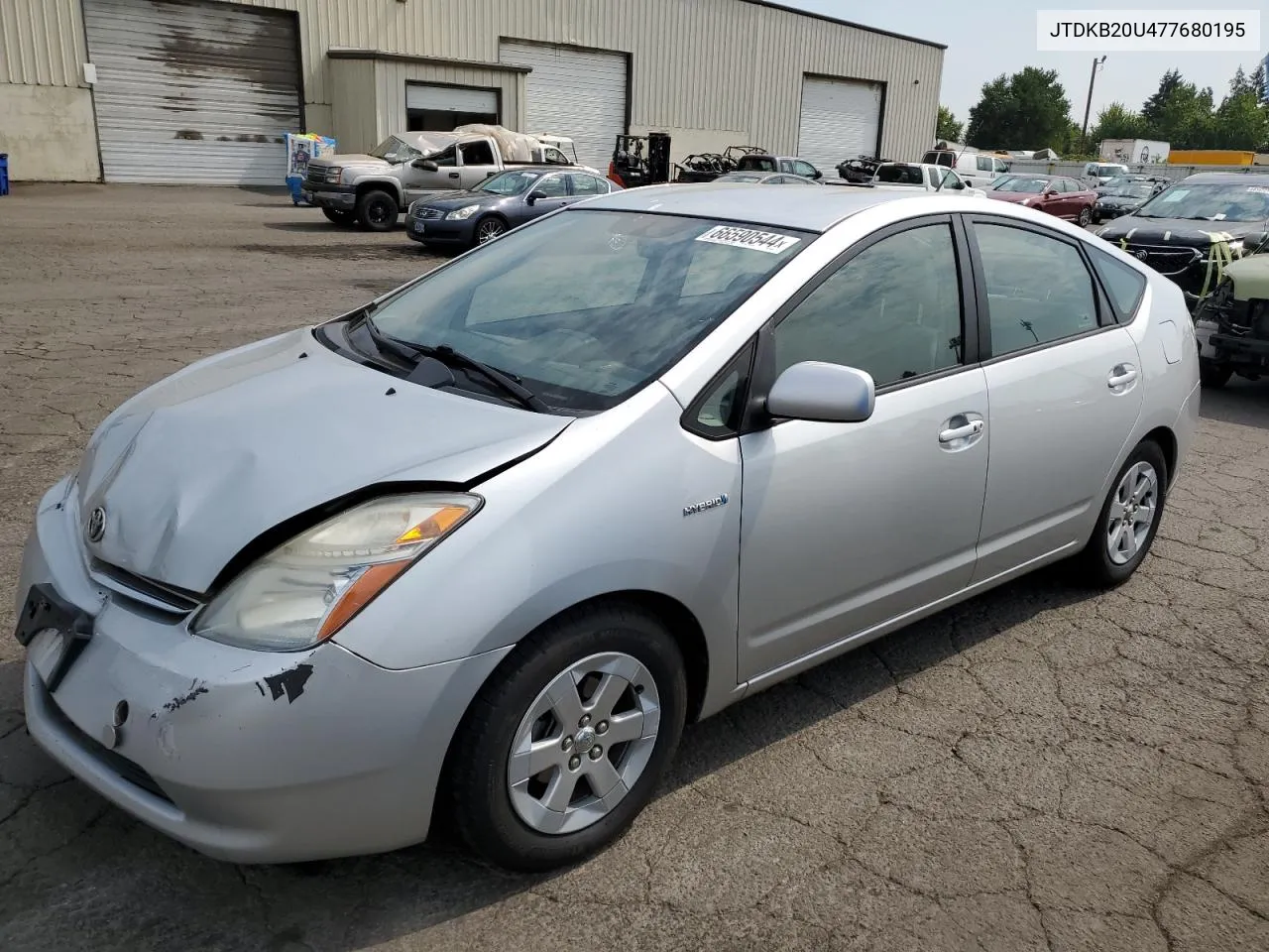 2007 Toyota Prius VIN: JTDKB20U477680195 Lot: 66590544