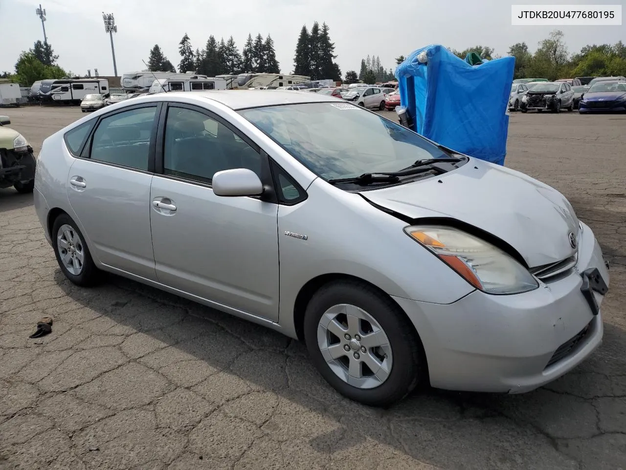 2007 Toyota Prius VIN: JTDKB20U477680195 Lot: 66590544