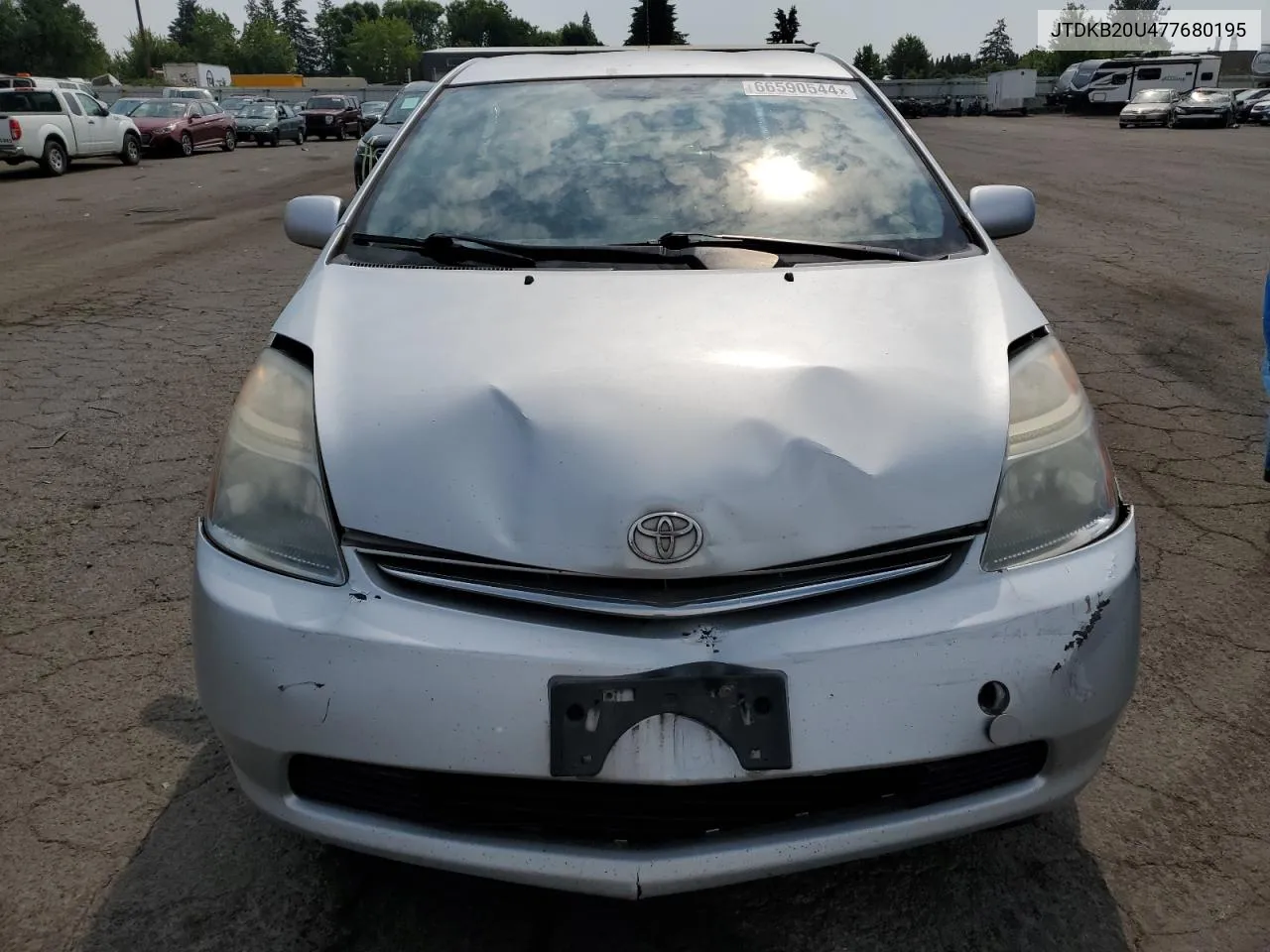 2007 Toyota Prius VIN: JTDKB20U477680195 Lot: 66590544