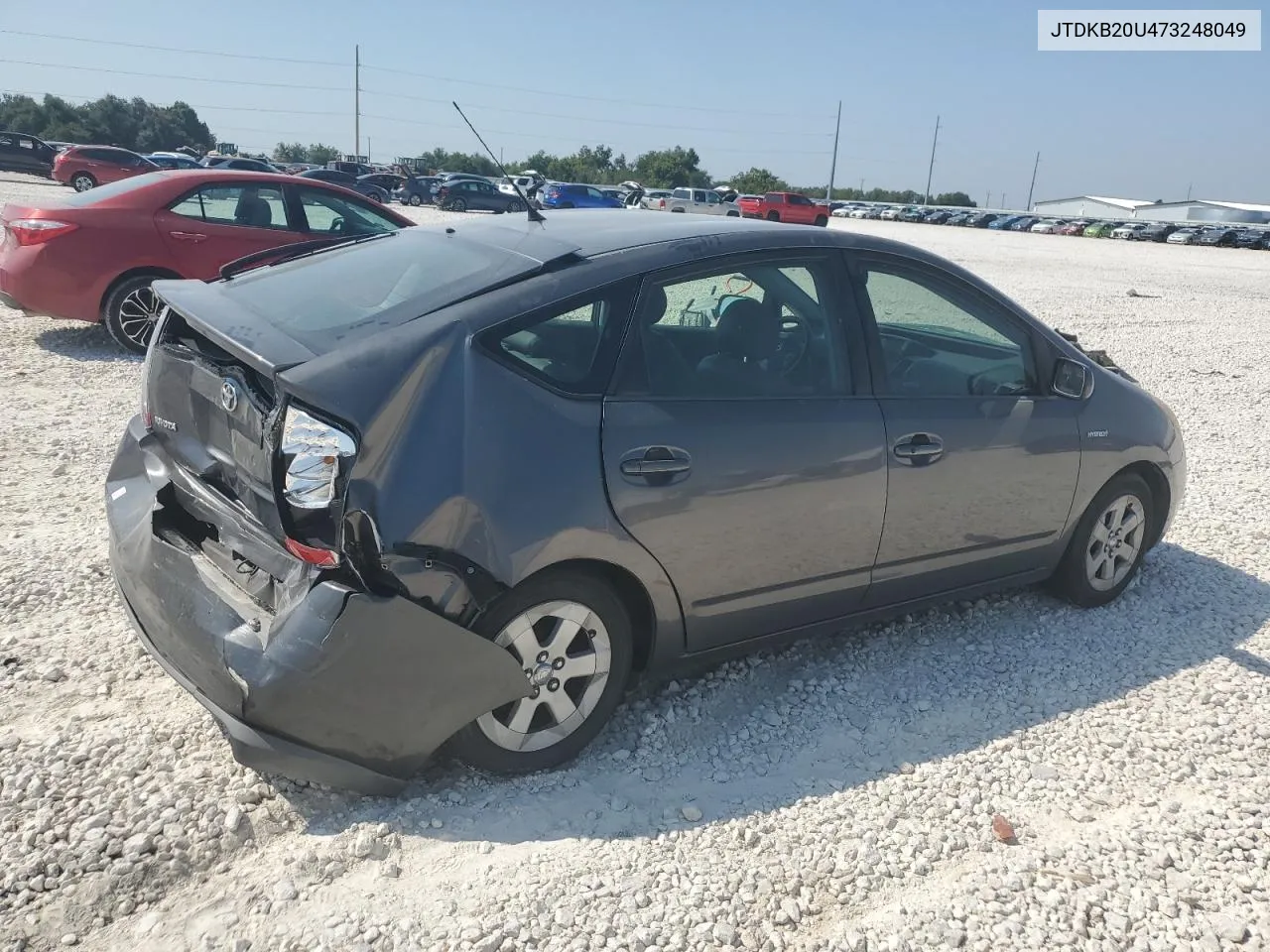 2007 Toyota Prius VIN: JTDKB20U473248049 Lot: 67110864