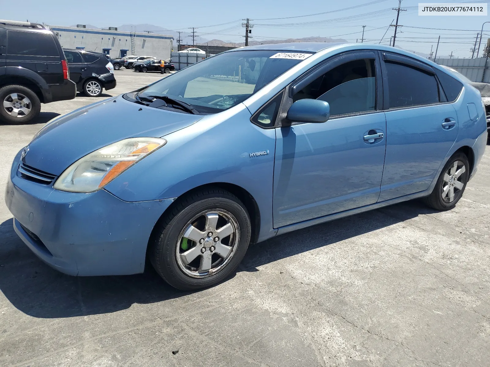 2007 Toyota Prius VIN: JTDKB20UX77674112 Lot: 67164974