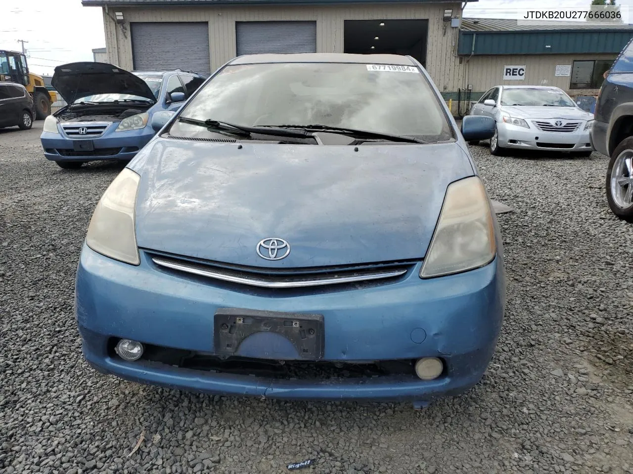 2007 Toyota Prius VIN: JTDKB20U277666036 Lot: 67719984