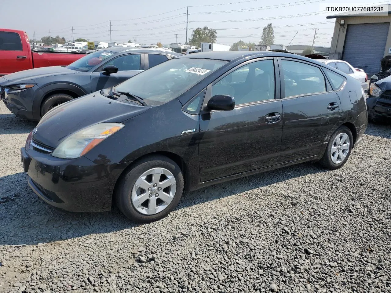 2007 Toyota Prius VIN: JTDKB20U077683238 Lot: 68432474