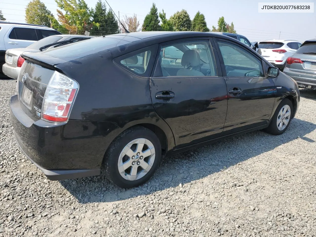 2007 Toyota Prius VIN: JTDKB20U077683238 Lot: 68432474