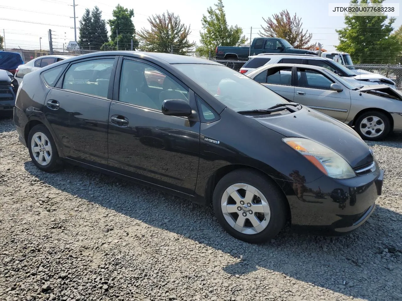 2007 Toyota Prius VIN: JTDKB20U077683238 Lot: 68432474