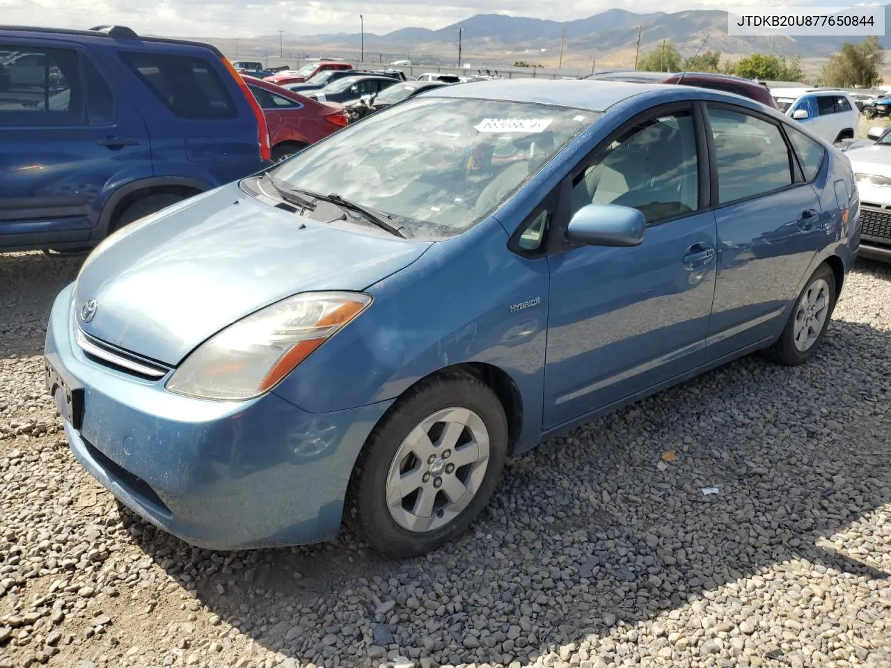 JTDKB20U877650844 2007 Toyota Prius