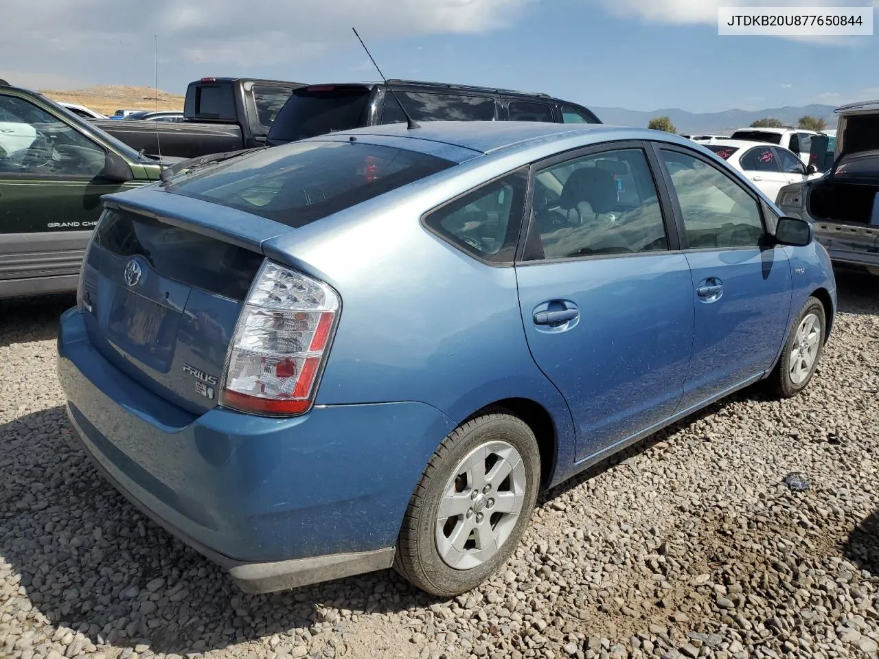 2007 Toyota Prius VIN: JTDKB20U877650844 Lot: 68508824