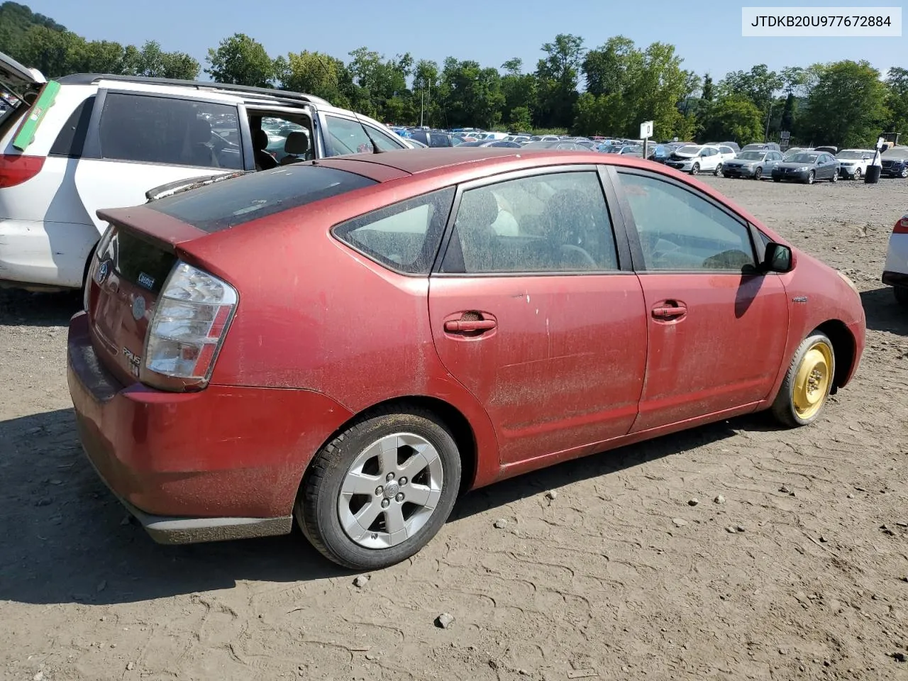 2007 Toyota Prius VIN: JTDKB20U977672884 Lot: 68943124