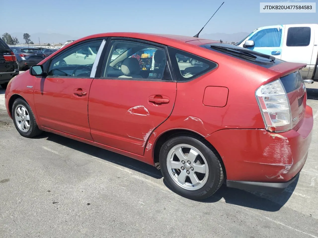 2007 Toyota Prius VIN: JTDKB20U477584583 Lot: 69117074