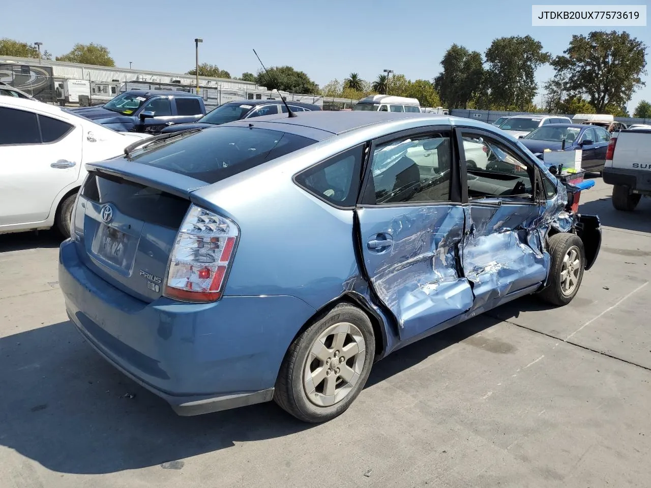 2007 Toyota Prius VIN: JTDKB20UX77573619 Lot: 69453644