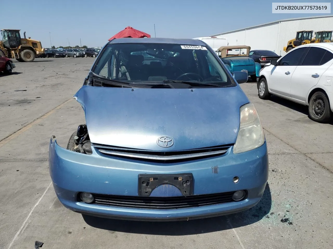 2007 Toyota Prius VIN: JTDKB20UX77573619 Lot: 69453644