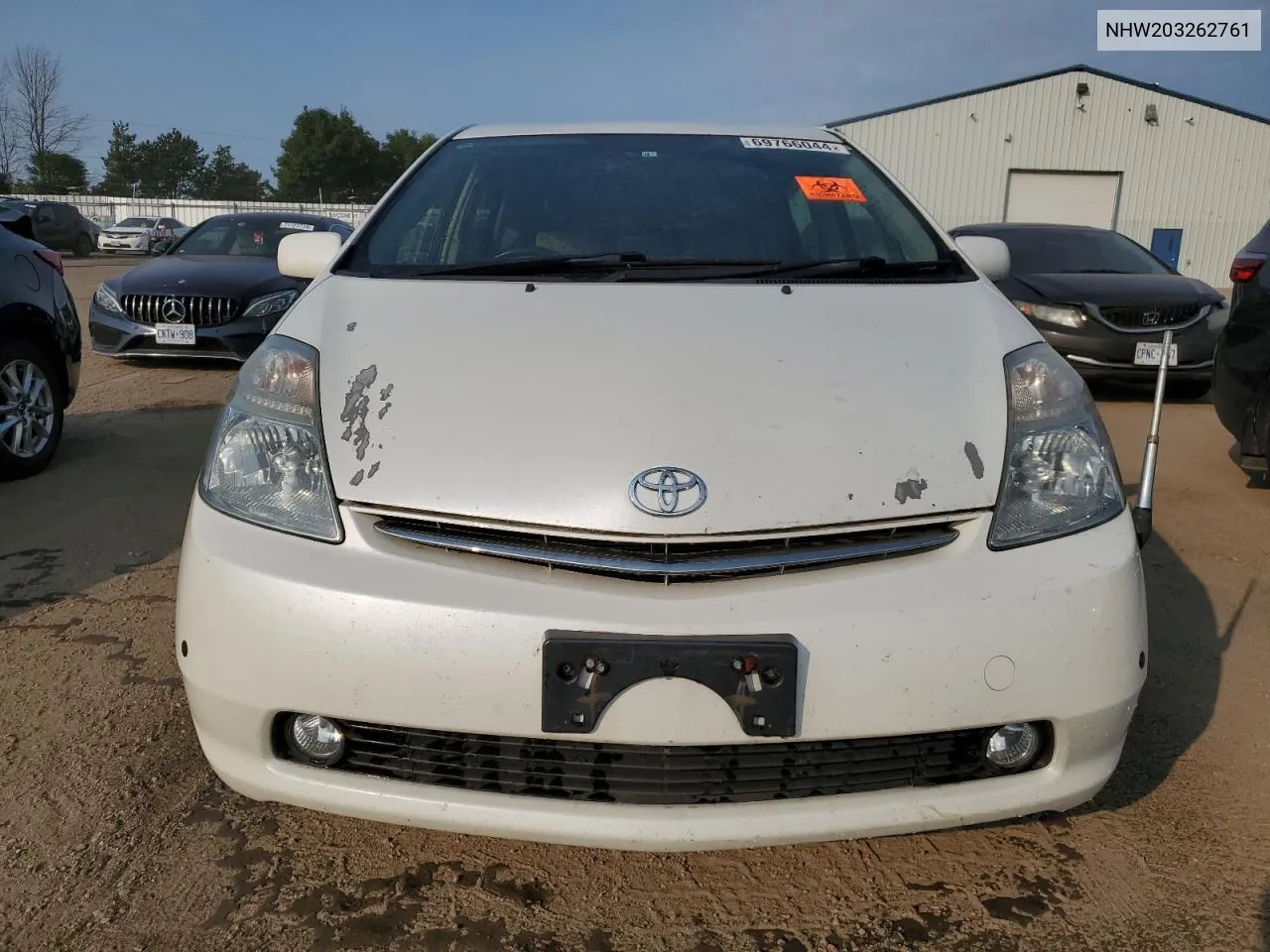 2007 Toyota Pruis VIN: NHW203262761 Lot: 69766044