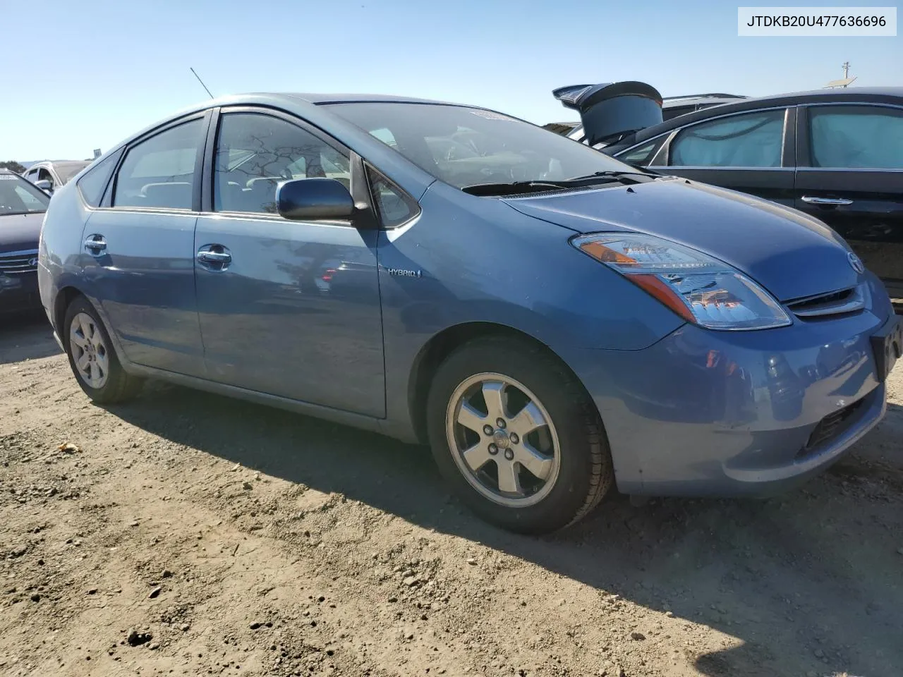 2007 Toyota Prius VIN: JTDKB20U477636696 Lot: 69831124