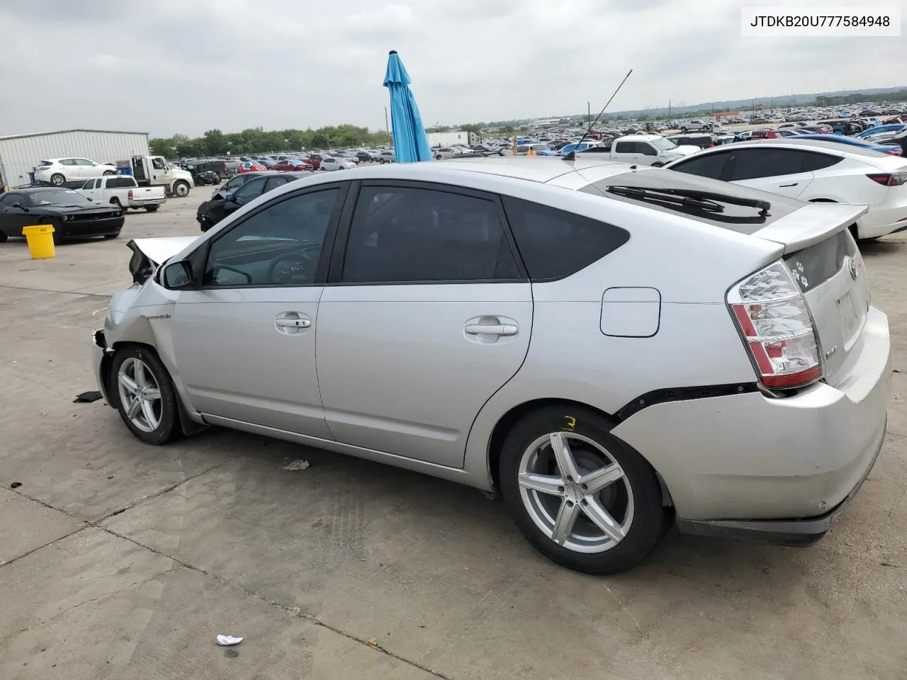 2007 Toyota Prius VIN: JTDKB20U777584948 Lot: 69998494