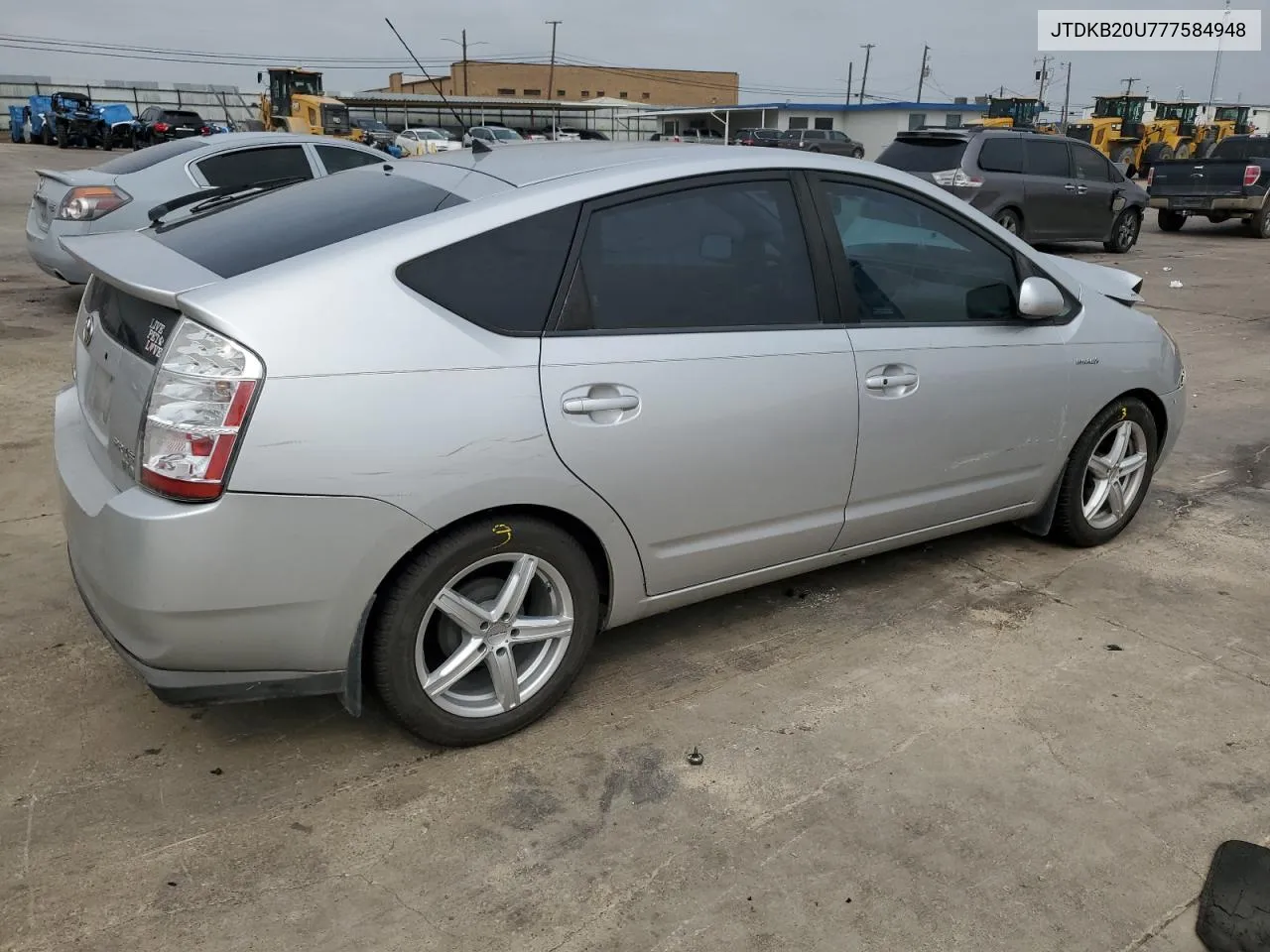 2007 Toyota Prius VIN: JTDKB20U777584948 Lot: 69998494