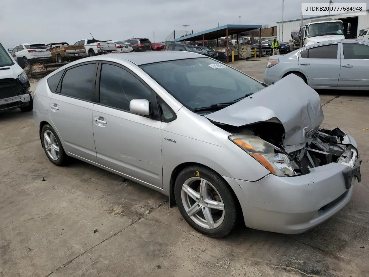 2007 Toyota Prius VIN: JTDKB20U777584948 Lot: 69998494