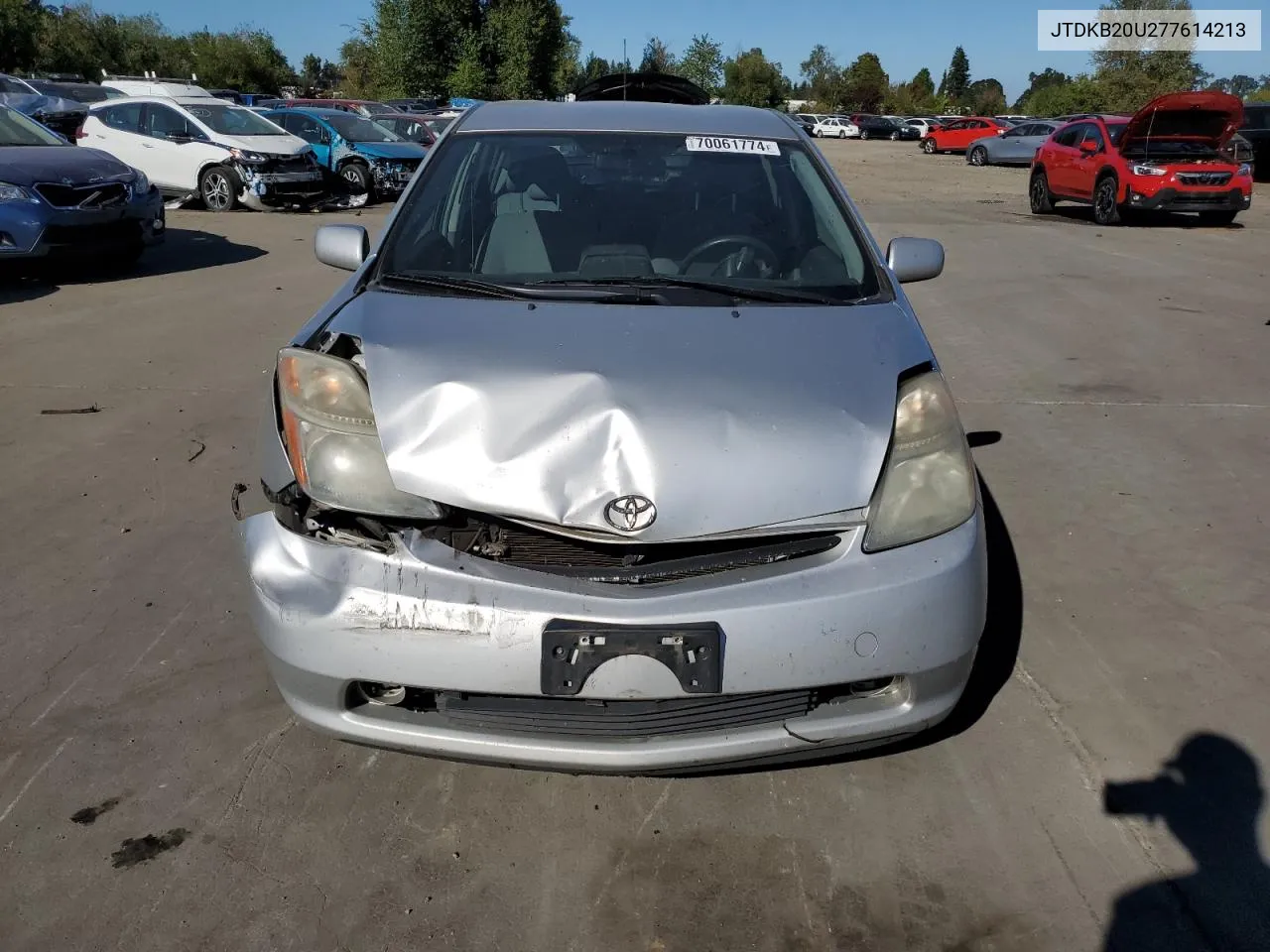 2007 Toyota Prius VIN: JTDKB20U277614213 Lot: 70061774