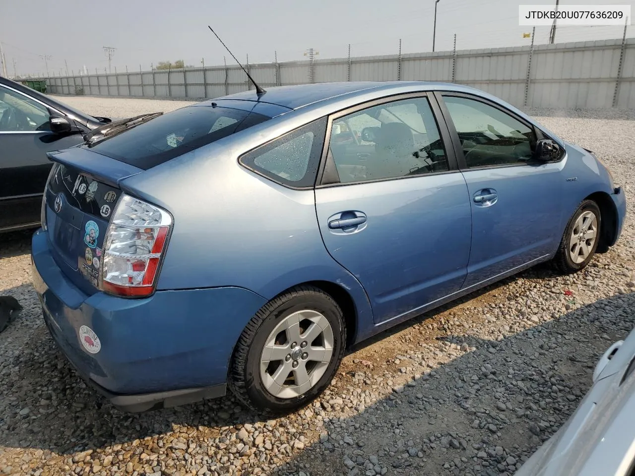 2007 Toyota Prius VIN: JTDKB20U077636209 Lot: 70243534