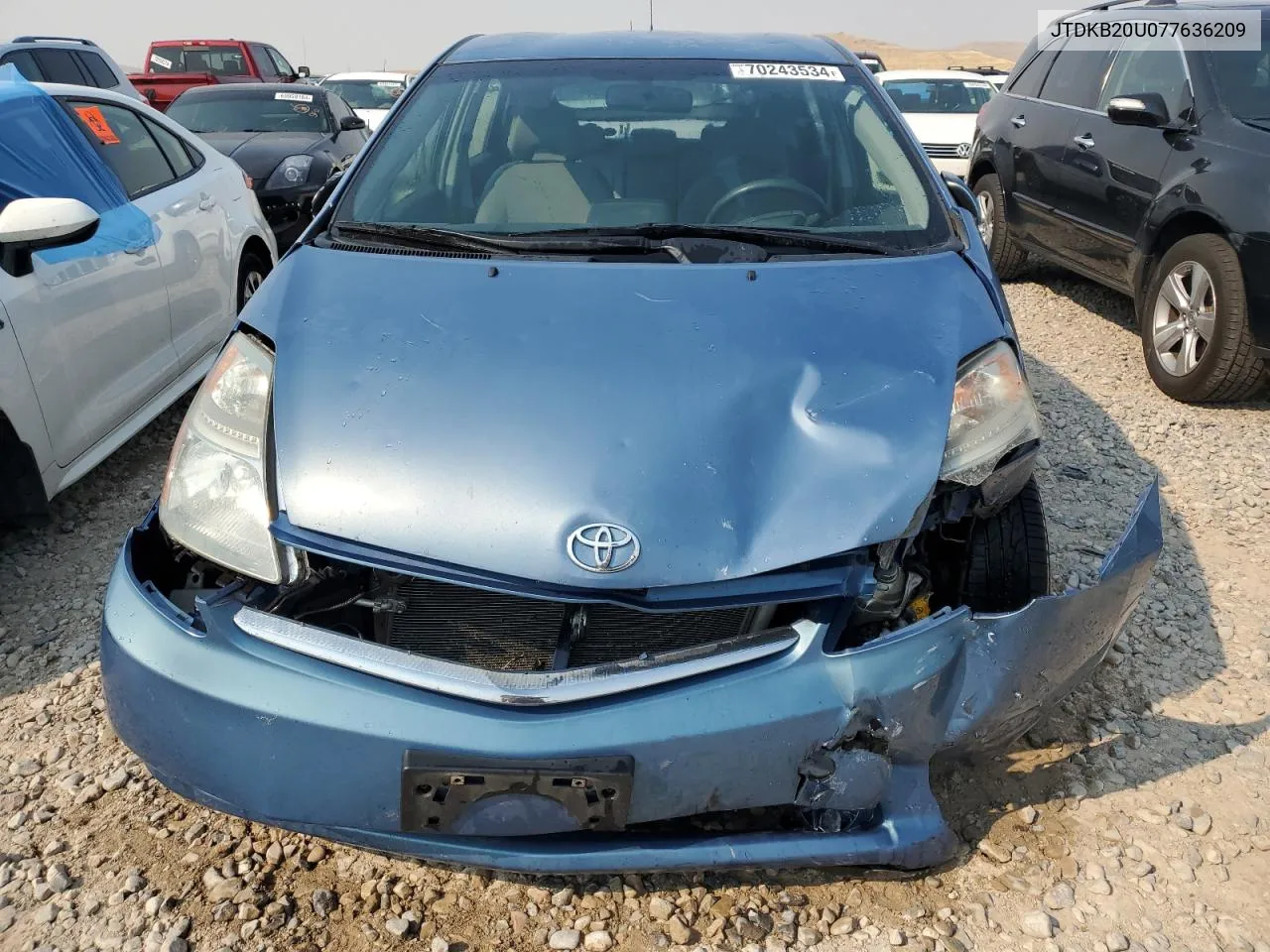 2007 Toyota Prius VIN: JTDKB20U077636209 Lot: 70243534