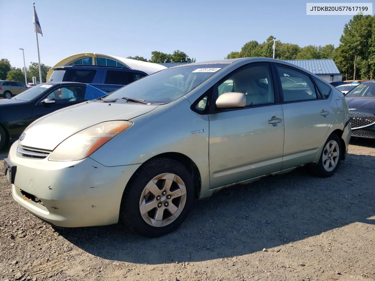 2007 Toyota Prius VIN: JTDKB20U577617199 Lot: 70267694