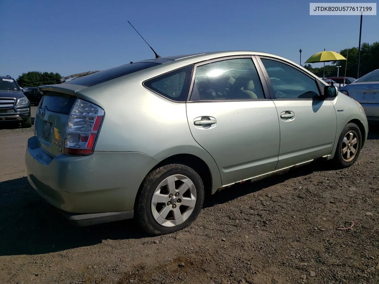 2007 Toyota Prius VIN: JTDKB20U577617199 Lot: 70267694