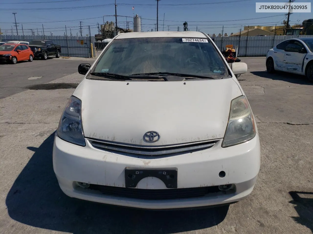 2007 Toyota Prius VIN: JTDKB20U477620935 Lot: 70274634