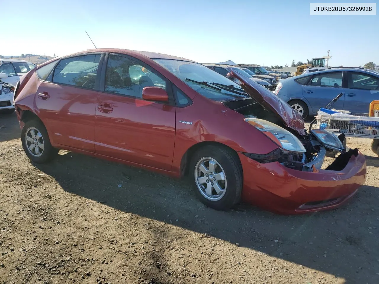 2007 Toyota Prius VIN: JTDKB20U573269928 Lot: 70328634