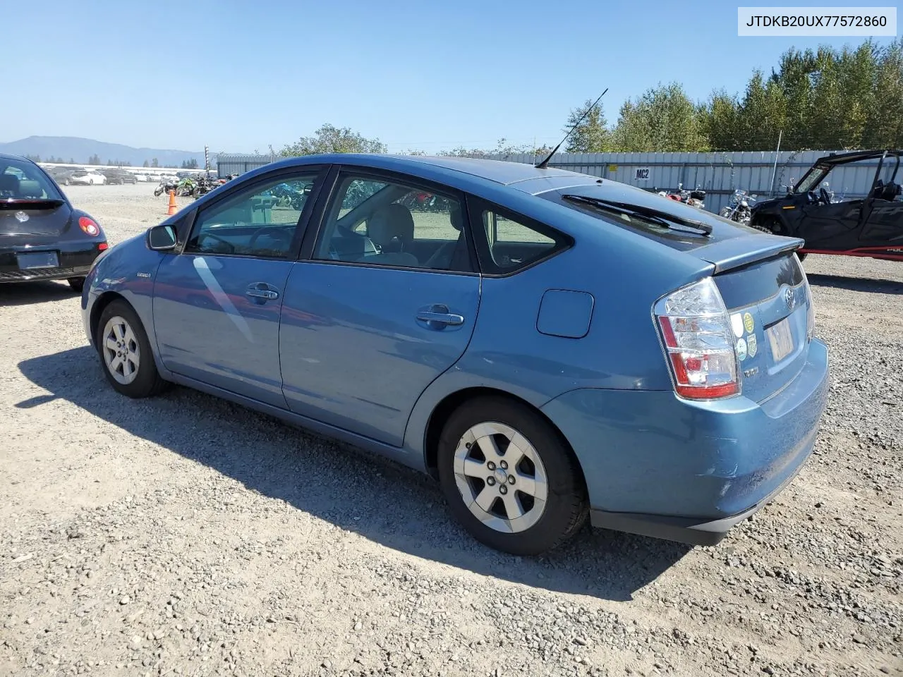 2007 Toyota Prius VIN: JTDKB20UX77572860 Lot: 70344314