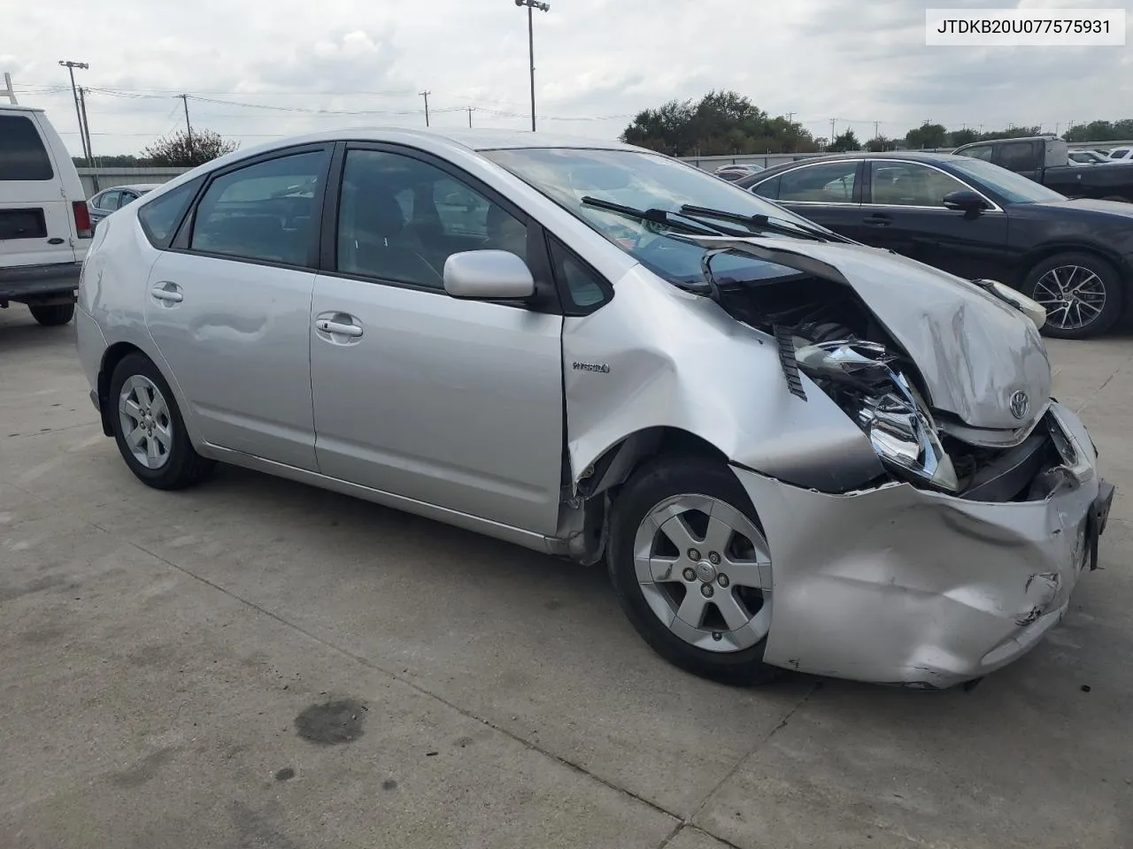 2007 Toyota Prius VIN: JTDKB20U077575931 Lot: 70521094