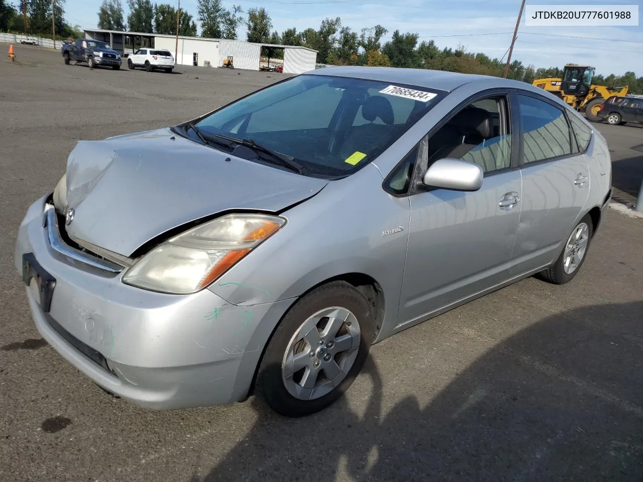 JTDKB20U777601988 2007 Toyota Prius