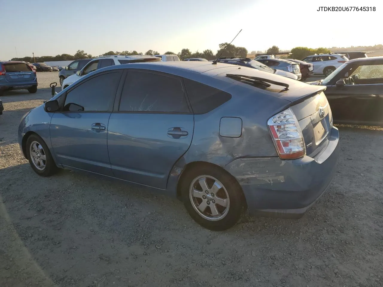 2007 Toyota Prius VIN: JTDKB20U677645318 Lot: 70754624