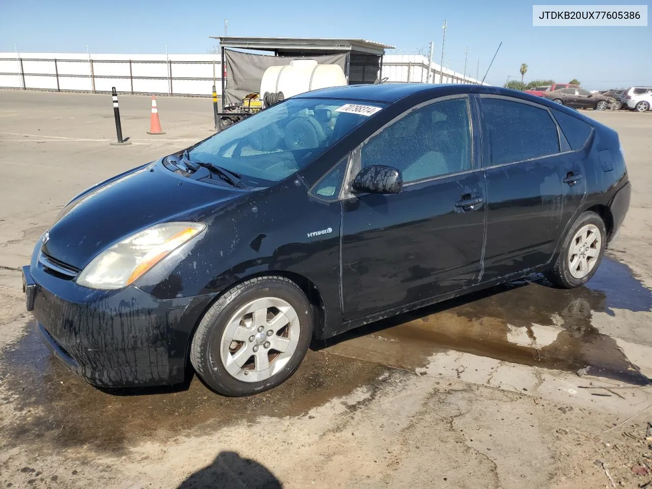 2007 Toyota Prius VIN: JTDKB20UX77605386 Lot: 70798314