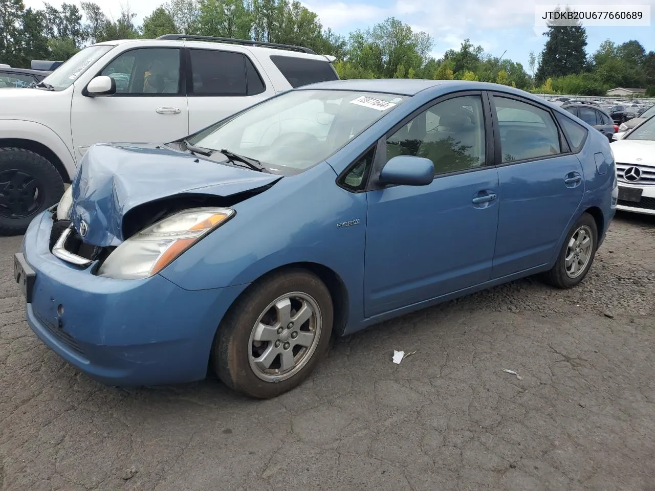 2007 Toyota Prius VIN: JTDKB20U677660689 Lot: 70811644