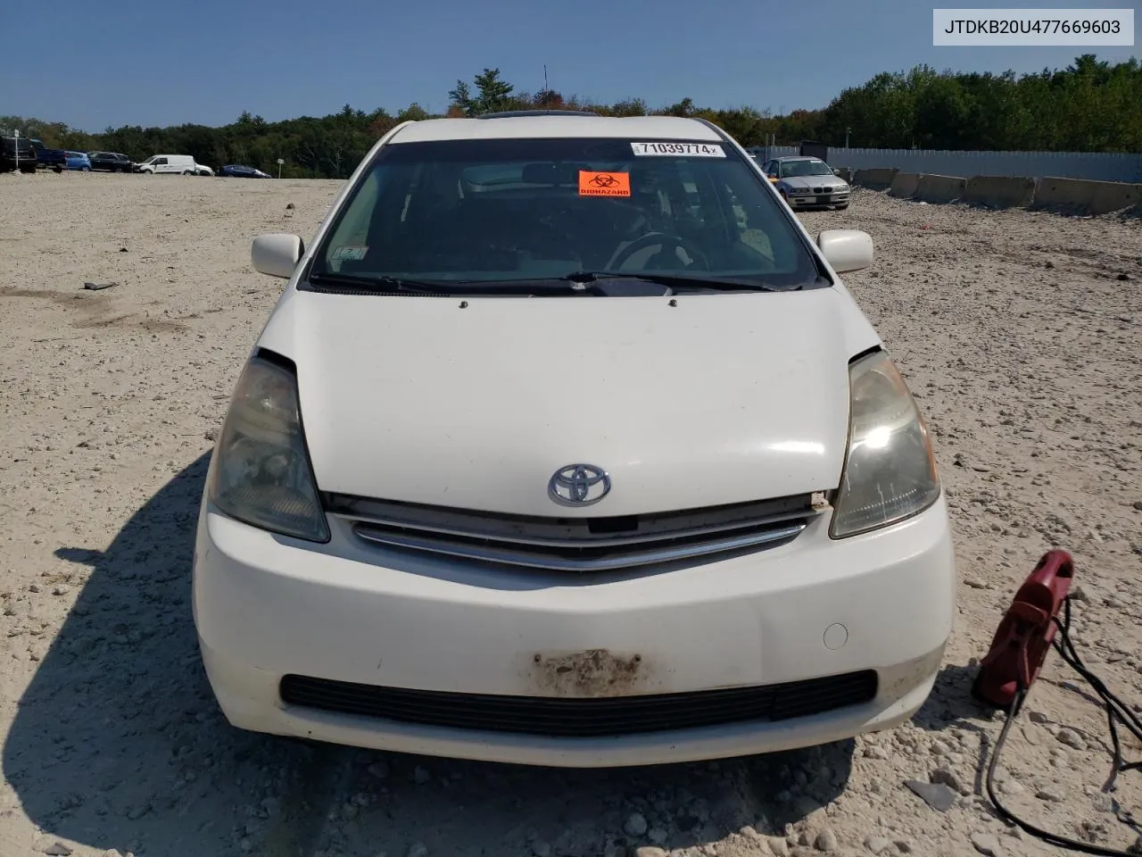 JTDKB20U477669603 2007 Toyota Prius