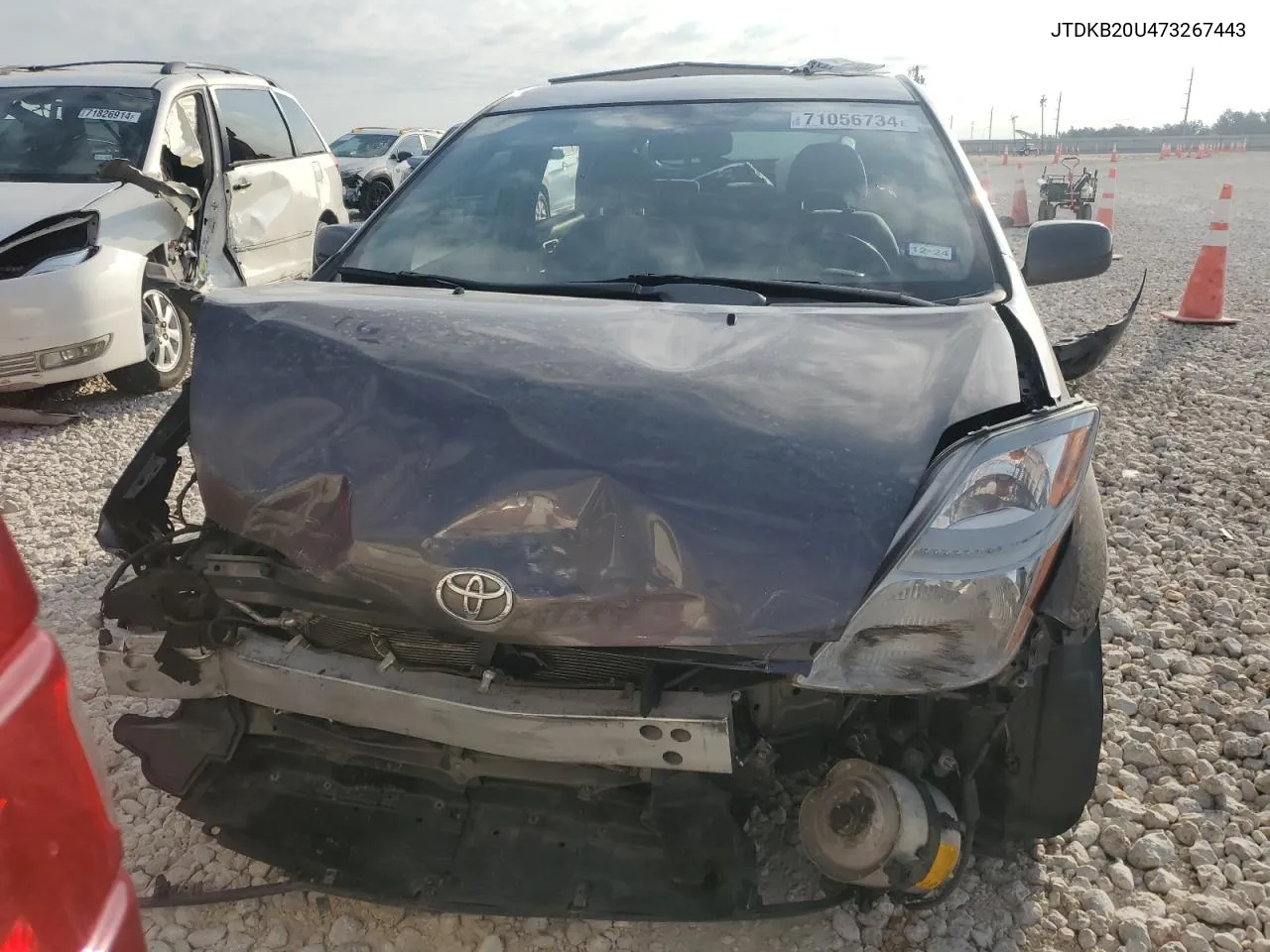 JTDKB20U473267443 2007 Toyota Prius