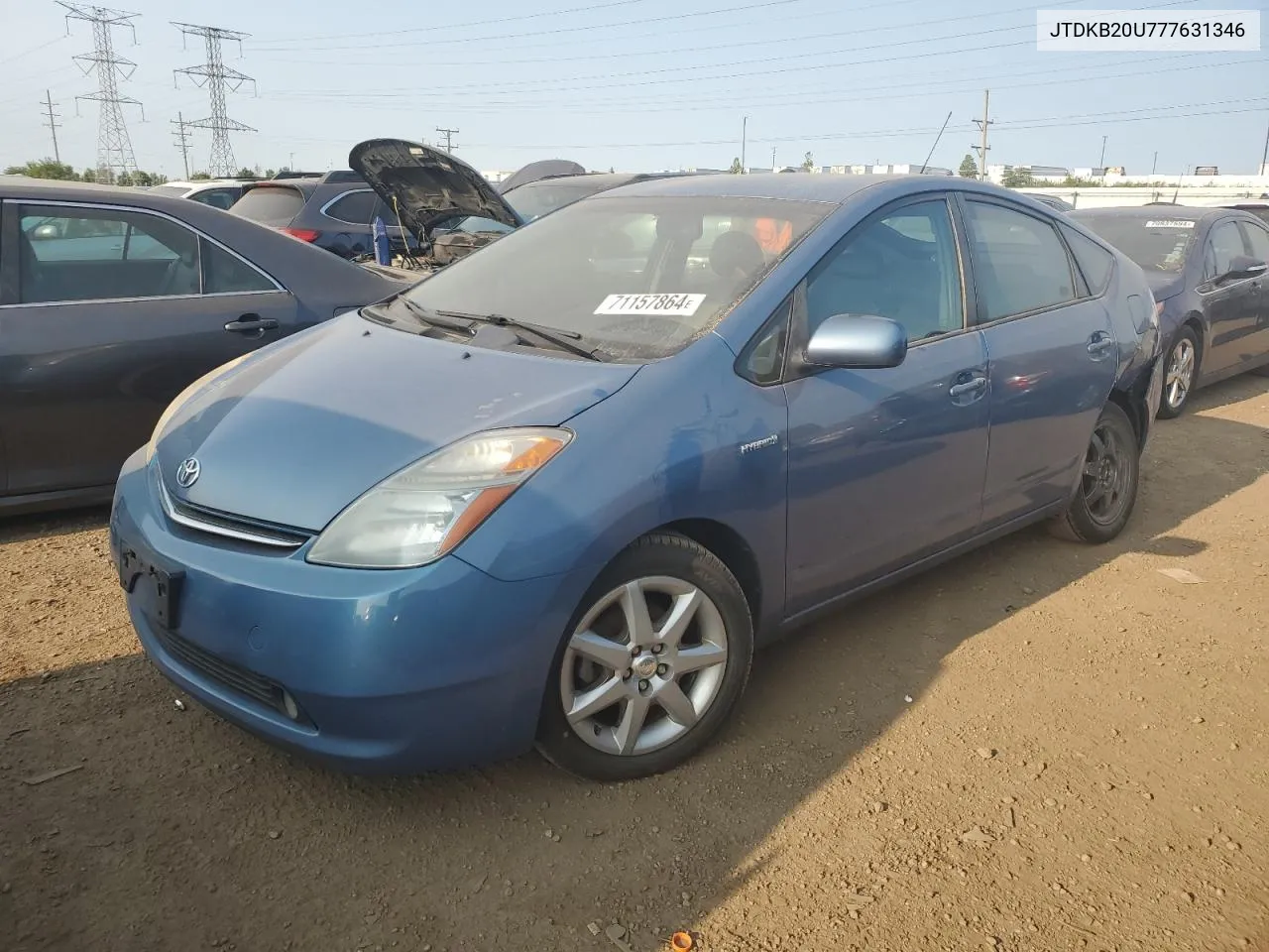 JTDKB20U777631346 2007 Toyota Prius