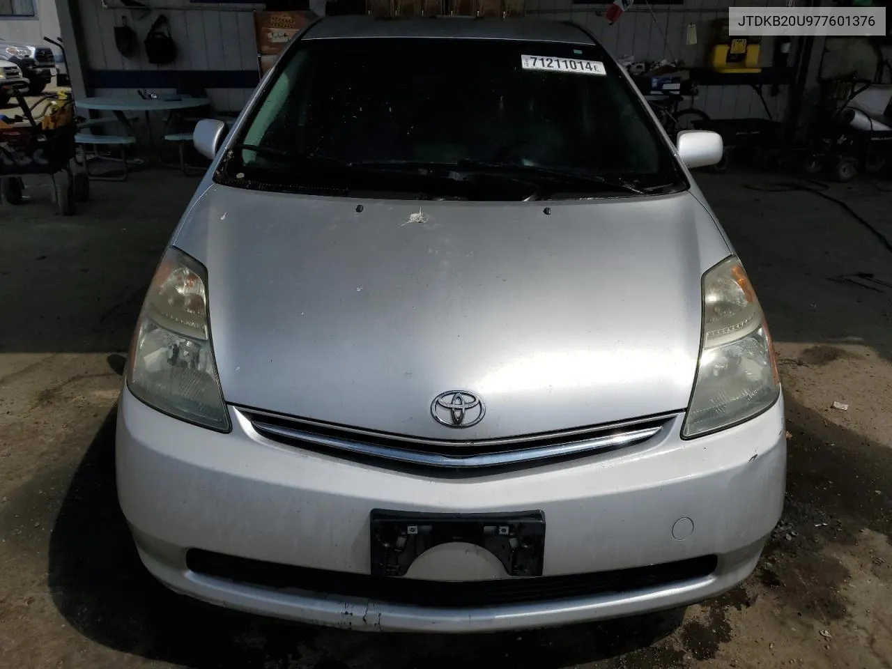 2007 Toyota Prius VIN: JTDKB20U977601376 Lot: 71211014